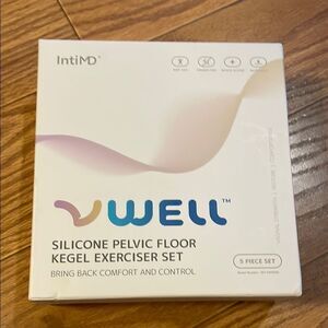 IntiMD VWell Silicone Pelvic Floor Kegel Exerciser Set